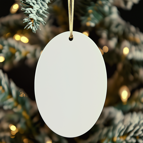 Image of Vizsla Dog Lover's Christmas Oval Ornament, Funny Quote Gift, Gifts from Friends to Vizsla Dog People, I'm Not A People Person. I'm A Vizsla Person. - Image 4