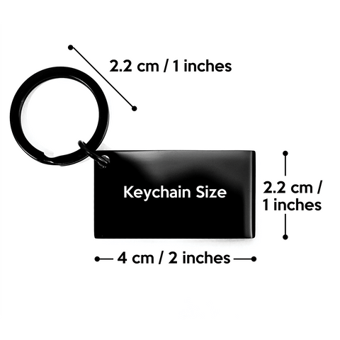 Image of Camping Humor Keychain, Shit Happens. Camping Helps., Unique Gifts for Men, Funny Keychain for Camping Enthusiasts, Gifts from Friends, Father's Day Unique Gifts - Image 4