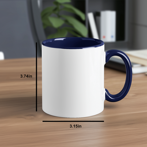 Image of Funny Counselor Gifts - All Men Are Created Equal But The Coolest Become A Counselor Two Tone Coffee Mug, Gifts from Men to Counselor on Mother's Day - Additional