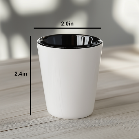 Image of Life Is Better With A Vizsla Funny Ceramic Shot Glass Gifts for Vizsla Dog Lovers - Unique Father's Day Unique Gifts for Dads Who Adore Their Furry Friends - Image 2