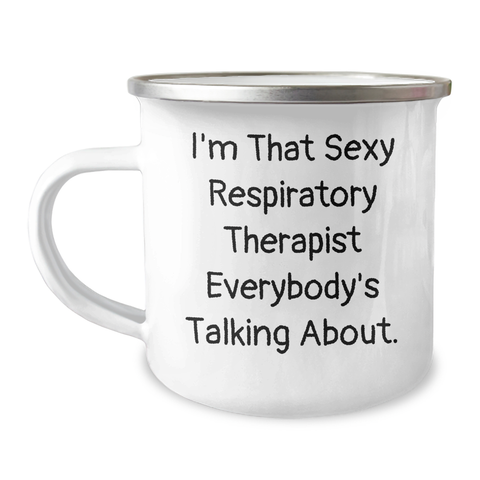 Image of Funny Respiratory Therapist Gifts from Friends, Inspirational Camping Mug for Respiratory Therapist, Unique Father's Day Unique Gifts for Men - Image 1