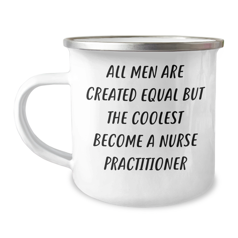Image of Nurse Practitioner Gifts: Funny Quote, Camping Mug, Inspirational Graduation Present for Men from Friends and Family - Image 1