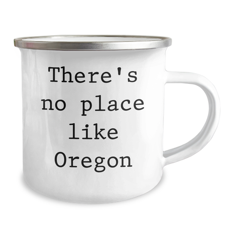Image of Oregon Gifts from Friends and Family, There's No Place Like Oregon Camping Mug, Unique Father's Day Unique Gifts for Oregon Enthusiasts - Image 2