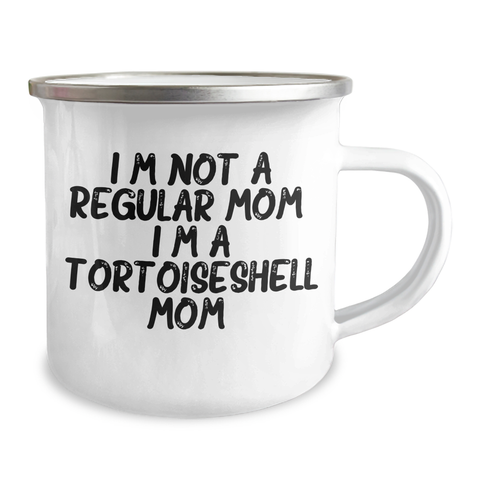 Image of Tortoiseshell Cat Mom Funny Gifts for Men from Family, Unique Camping Mug for Father's Day - Image 2
