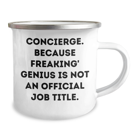 Image of Concierge Gifts - Funny Quote Camping Mug for Mom - 12 oz Stainless Steel with Enamel Finish, Gifts from Friends and Family - Image 2