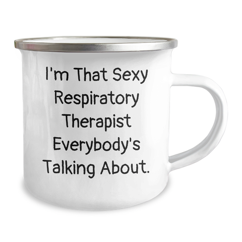 Image of Funny Respiratory Therapist Gifts from Friends, Inspirational Camping Mug for Respiratory Therapist, Unique Father's Day Unique Gifts for Men - Image 2
