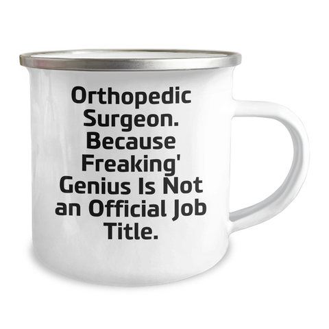 Image of Orthopedic Surgeon Gifts, Funny Quote, Camping Mug, Father's Day Unique Gifts from Men to Orthopedic Surgeon, Orthopedic Surgeon Humor - Image 2