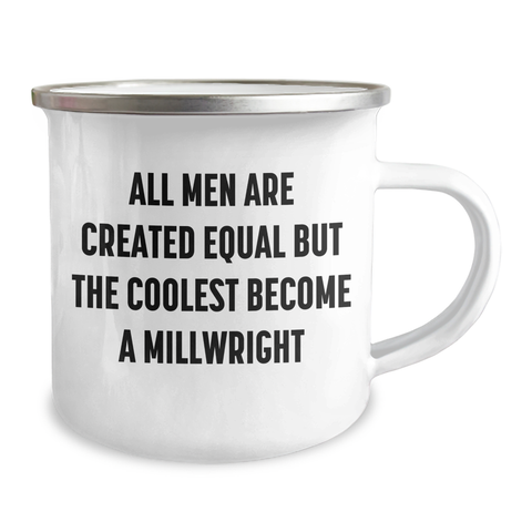 Image of Funny Millwright Gifts, Camping Mugs with Inspirational Quote, Gifts from Men to Millwrights on Mother's Day, Perfect for Family and Friends - Image 2