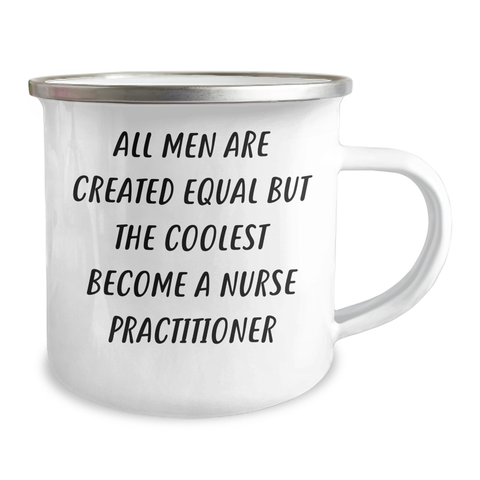 Image of Nurse Practitioner Gifts: Funny Quote, Camping Mug, Inspirational Graduation Present for Men from Friends and Family - Image 2