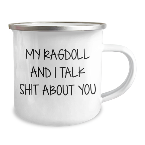 Image of Ragdoll Cat Mom Funny Gifts from Family for Graduation Unique Camping Mug - Image 2