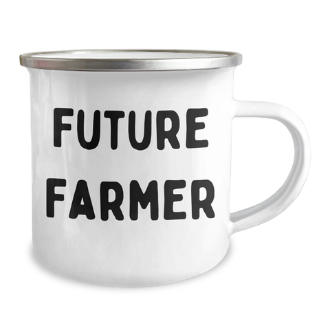 Image of Funny Farmer Gifts from Friends and Family for Future Farmer Graduation Camping Mug - Image 2