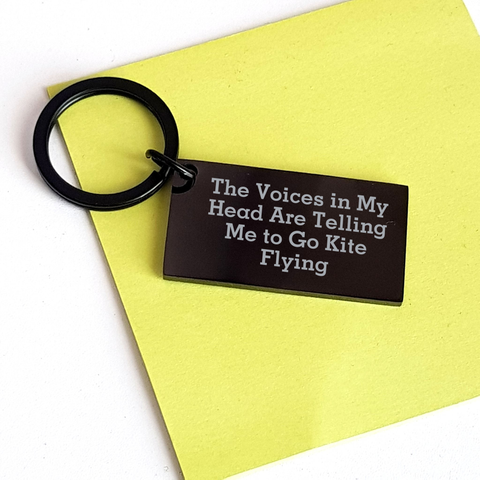 Image of Kite Flying Whimsy Keychain, Funny Quote, Gifts from Friends to Kite Flying Enthusiasts, Mother's Day Unique Gifts - Image 3