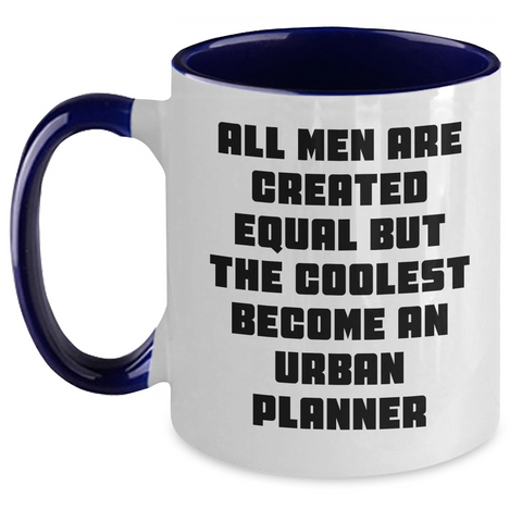 Image of Funny Urban Planner Gifts from Men to Urban Planner, Unique Two Tone Coffee Mug for Mother's Day - Main