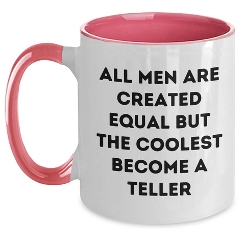 Image of Funny Teller Gifts for Men from Women - Two Tone Coffee Mug with Inspirational Quote, Mother's Day Unique Gifts - Main