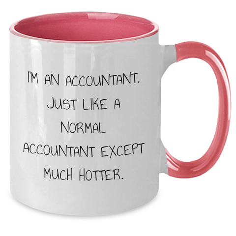 Image of Accountant Gifts, Funny Quote Coffee Mug, Gifts from Men to Accountant, Two Tone Ceramic Mug for Mother's Day Unique Gifts - Additional