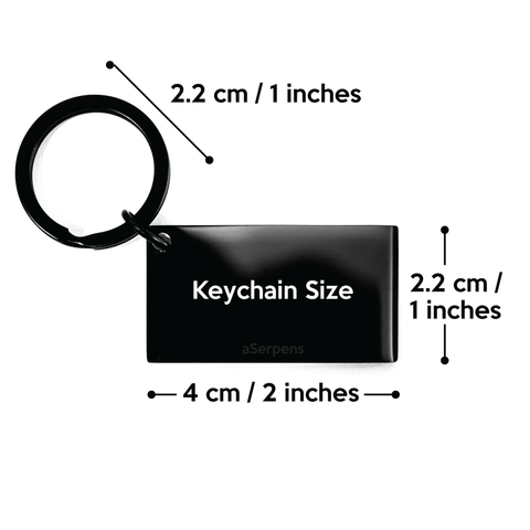 Image of Lovely Nurse Mom Black Keychain, Thank you for being a shining example of what it means to be a great nurse and an even better mom, Great Mothers Day, Birthday, Christmas Gifts For Mother, Mom from Son, Daughter & Husband – view 5
