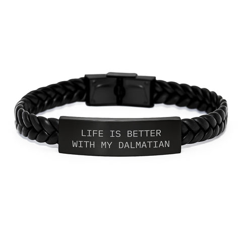 Image of Dalmatian Dog Lover Gifts from Friends Birthday Unique Gifts for Men Women Gift with Funny Quote Life Is Better With My Dalmatian - Image 1