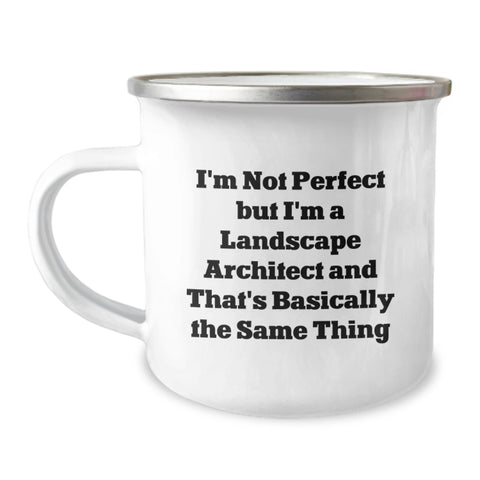Image of Landscape Architect Fun Gifts from Friends - Funny Quote Camping Mug, Birthday Unique Gift for Landscape Architect, Unique Present - Image 1