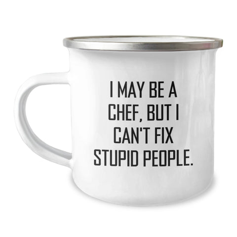 Image of Funny Chef Gifts from Friends for Men Birthday Unique Mug, 'I May Be A Chef, But...' - Image 1