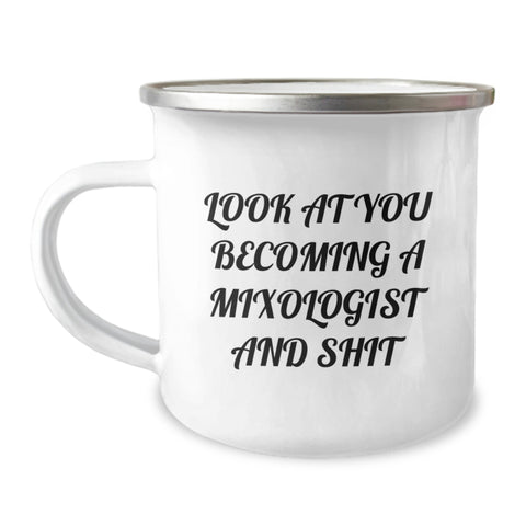 Image of Gifts from Friends for the Mixologist in Your Life - Funny Camping Mug for Christmas Unique Gifts - Image 1