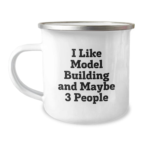 Image of Funny Model Building Gifts for Him from Friends, Camping Mug for Graduation - Image 1