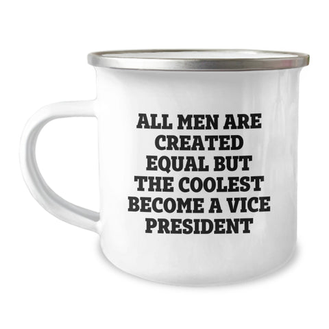 Image of Funny Vice President Christmas Camping Mug Gifts from Family to Vice President, Perfect Mugs for Vice President Enthusiasts, Christmas Unique Gifts for Men - Image 1