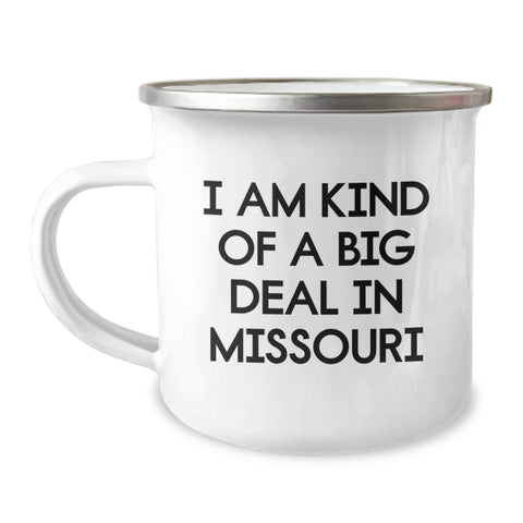 Image of Funny Christmas Unique Gifts from Friends and Family in Missouri - I'm Kind Of A Prime Selection In Missouri Camping Mug - Image 1
