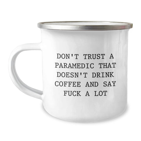 Image of Funny Rescue Worker Gifts from Friends for Rescue Worker Men, Unique Camping Mug for Rescue Worker Guys, Christmas Unique Gifts for Rescue Worker - Image 1