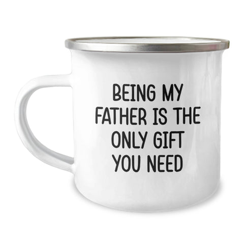 Image of Funny Dad Gifts, Father Camping Mug, Best Christmas Unique Presents for Dad from Family - Image 1