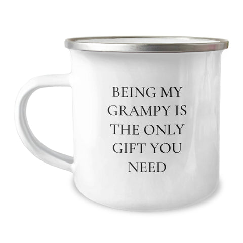 Image of Funny Grampy Gifts for Him Camping Mug Perfect for Valentine's - Image 1
