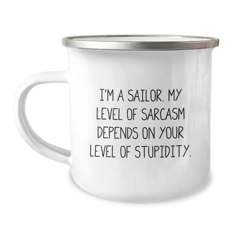 Image of Funny Sailor Gifts for Men, Unique Birthday Unique Gifts Ideas from Friends to Family, I'm A Sailor - Image 1
