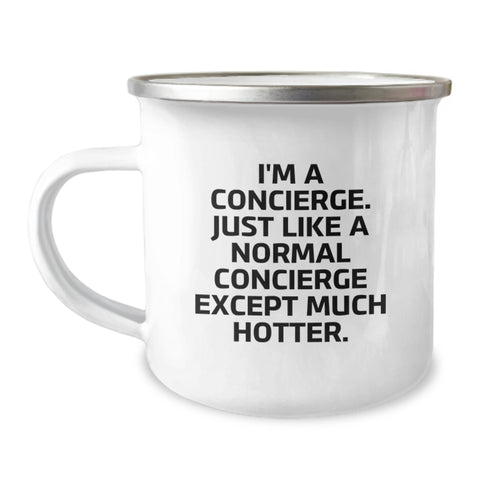 Image of Concierge Gifts, Camping Mug, Funny Quote, Gifts from Friends, Gifts for Concierge - Image 1