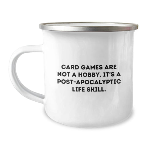 Image of Funny Card Games Camping Mug Gifts from Men to Friends - Birthday Unique Gifts - Image 1