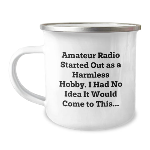 Image of Amateur Radio Gifts for Men - Birthday Unique Gifts - Camping Mug with Funny Quote - Gifts from Dad to Amateur Radio Enthusiast - Image 1