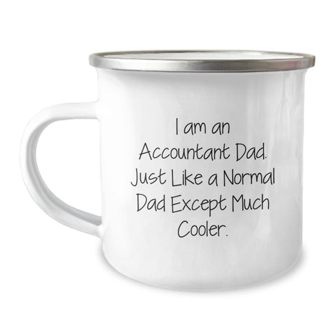 Image of Funny Accountant Dad Camping Mug Gifts for Accountant Men Friends Family Valentine's Unique Presents from Men Women Coworkers - Image 1