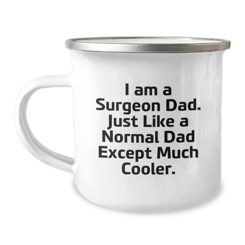 Image of Funny Surgeon Gifts for Him, Dad Like a Surgeon Camping Mug, Unique Father's Day Unique Gifts from Family - Image 1