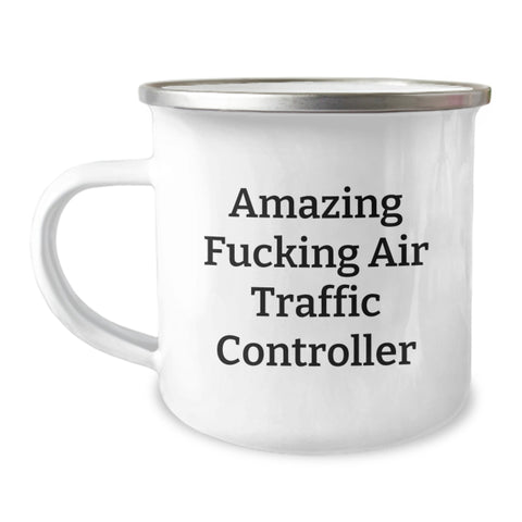 Image of Funny Air Traffic Controller Gifts from Friends for Graduation Unique Mugs - Amazing F--king Air Traffic Controller Camping Mug Stainless Steel - Image 1