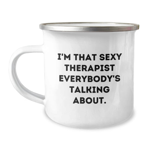 Image of Funny Gifts from Friends for Sexy Therapist Lover Camping Mug Graduation Unique Gift - Image 1