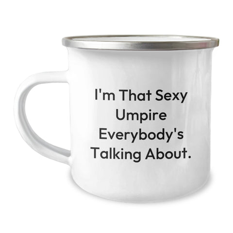 Image of Funny Umpire Gifts from Friends for Graduation Unique Umpire Lover Men Stainless Steel Camping Mug - Image 1