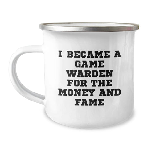 Image of Funny Game Warden Gifts, Unique Christmas Unique Gifts for Game Wardens, Camping Mug from Friends to Friends - Image 1