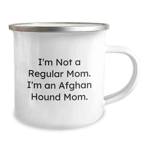 Image of Funny Afghan Hound Dog Mom Gifts from Family for Christmas Camping Mug - Image 2