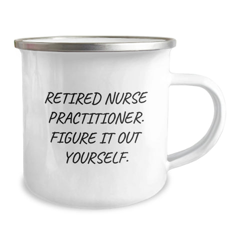 Image of Unique Gifts for Nurse Practitioner Friends, Funny Camping Mug, Valentine's Unique Gifts from Men to Women - Image 2