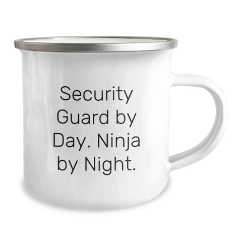 Image of Funny Security Guard Gifts from Family for Security Guard By Day Ninja By Night Birthday Unique Mugs - Image 2