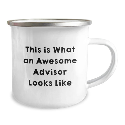 Image of Funny Gifts from Men to Awesome Advisor Friends - This Is What An Awesome Advisor Looks Like Christmas Unique Mug for Advisors - Image 2