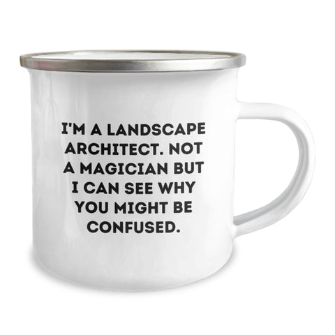 Image of Funny Quotes for Landscape Architects Gifts from Men, Unique Valentine's Unique Gifts for Landscape Architects, Funny Camping Mug - Image 2