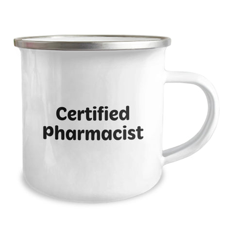 Image of Funny Pharmacist Gifts for Birthday - 'Prescribing' a Good Cup of Coffee, Gifts from Coworkers to Friends, Camping Mug - Image 2