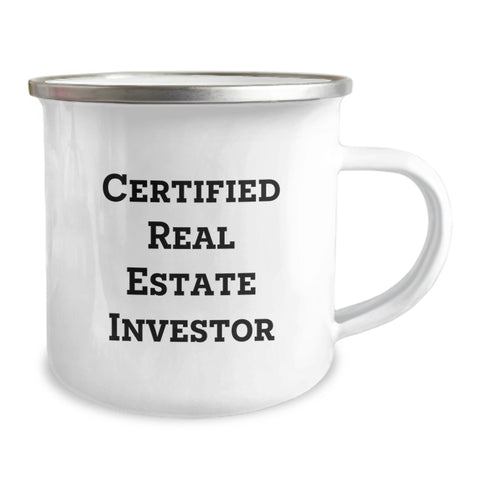 Image of Unique Gifts for Real Estate Investor Friends and Family, Funny Camping Mug for Christmas - Image 2