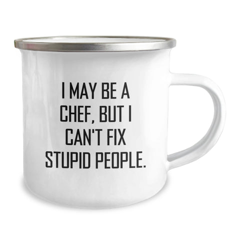 Image of Funny Chef Gifts from Friends for Men Birthday Unique Mug, 'I May Be A Chef, But...' - Image 2