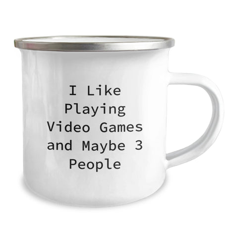 Image of Funny Quote for Gaming Enthusiasts, Unique Gifts for Friends and Family, Christmas Mug for Playing Video Games, Camping Mugs for Men and Women - Image 2