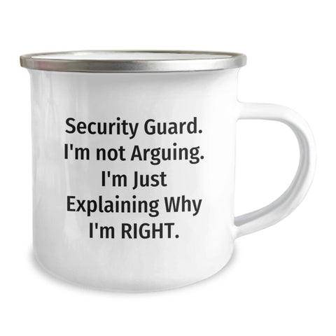 Image of Funny Security Guard Gifts from Men to Security Guard - Camping Mug for Security Guard - Christmas Unique Gifts - Image 2